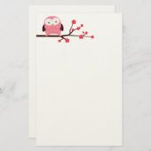 Spring Owl Briefpapier (Voorkant / Achterkant)