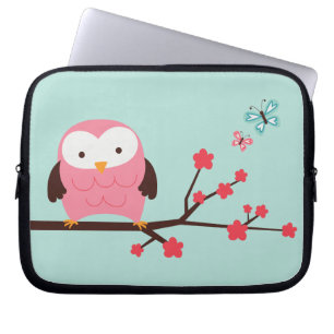 Spring Owl Laptop Sleeve