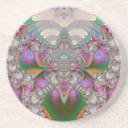 Spring Owl Zandsteen Onderzetter (Voorkant)