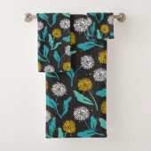 Spring Paardebloem Bloemen en Bladeren Design Bad Handdoek (Insitu)