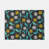 Spring Paardebloem Bloemen en Bladeren Design Deurmat (Voorkant)
