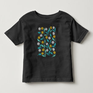 Spring Paardebloem Bloemen en Bladeren Design Kinder Shirts