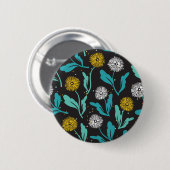 Spring Paardebloem Bloemen en Bladeren Design Ronde Button 5,7 Cm (Voorkant /achterkant)