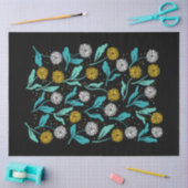 Spring Paardebloem Bloemen en Bladeren Design Tissuepapier (Craft)