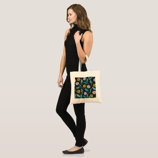 Spring Paardebloem Bloemen en Bladeren Design Tote Bag (Voorkant (model))