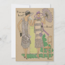 Spring Parijse Flapper Mode Douche Kaart