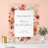 Spring Pastel Floral Fête des mariées Welcome (Mariage)