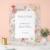 Spring Pastel Floral Fête des mariées Welcome (Mariage)