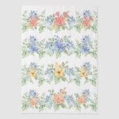 Spring Pastel Florals Decoupage Paper Tissuepapier (Voorkant)