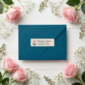 Spring Pastel Petals Etiket