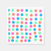 Spring Pastel Spots Servet (Voorkant)