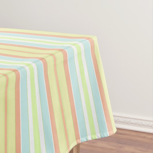 Spring Pastel Stripes Town & Country Tablecloth Tafelkleed (Voorbeeld)