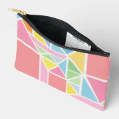 Spring Pastels geometrische print Etui (Open)