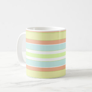 Spring Pastels Stripe Mok