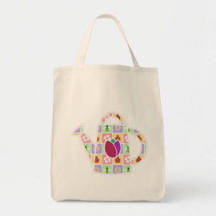 Spring Patches Canvas tas
