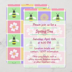 Spring Patches Party Uitnodiging