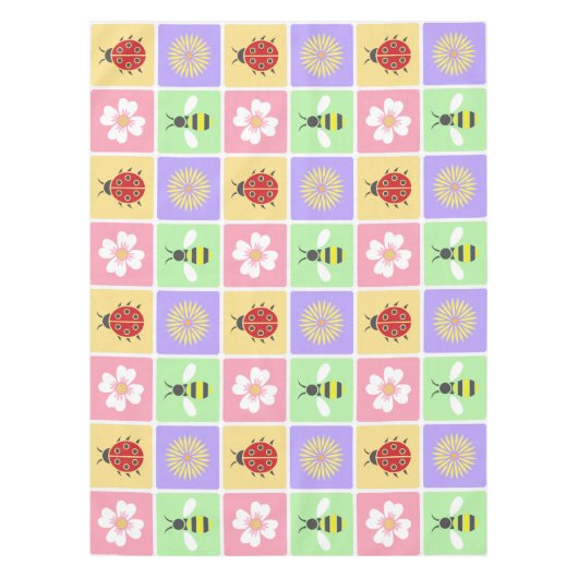 Spring Patches Tablecloth Tafelkleed (Voorkant)