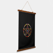 Spring Pentical Hangend Wandkleed (Gebogen)