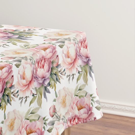 Spring Peonies tafelkleed (Voorbeeld)