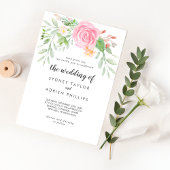 Spring Peony Het huwelijk van uitnodiging