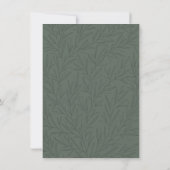 Spring Peony Wedding Invitation Kaart (Achterkant)