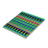 Spring Peruvian Array Ceramic Tile Tegeltje (Zijkant)