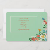 Spring Photo Lijst Birthday Kaart (Achterkant)