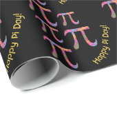 Spring Pi © Floral Pi Symbol Happy Pi Day Cadeaupapier (Rol Hoek)