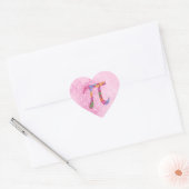 Spring Pi © Symbole floral Pi sur Stickers Rose (Enveloppe)