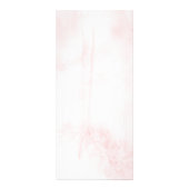 Spring Pinks Waterverf Bloemen Trouwmenu Reclamekaart (Achterkant)