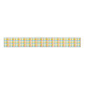 Spring Plaid Pastel Pink Blue Yellow Grosgrain Lint (Voorkant)
