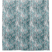 Spring Plum Blossom Floral Pattern Douchegordijn (Voorkant)