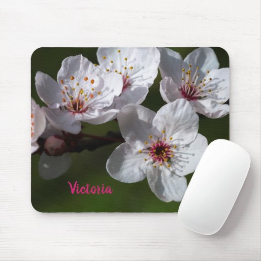 Spring Plum Blossom Muismat (Met muis)