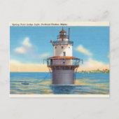 Spring Point Ledge Light, Portland Harbour, Maine Briefkaart (Voorkant)