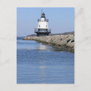 Spring Point Ledge Lighthouse-New England Briefkaart