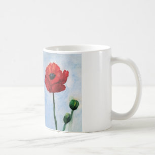 Spring Poppy Flower Classic Mok