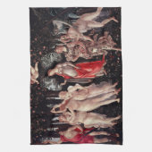 Spring Primavera Sandro Botticelli Renaissance Theedoek (Verticaal)