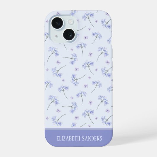 Spring Purple Flowers Pattern (Verso)
