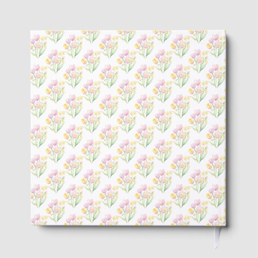 Spring Rabbit Baby Shower Guest Book Gastenboek (Achterkant)