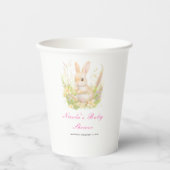 Spring Rabbit Baby shower Papieren Bekers (Voorkant)
