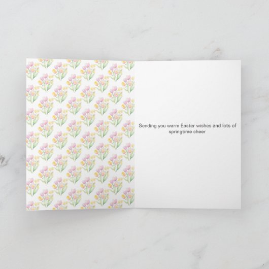 Spring Rabbit Easter Brunch Feestdagen Kaart (Binnen)