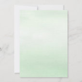 Spring Rain Bridal Shower Uitnodiging (Achterkant)