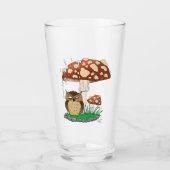 Spring Rain Douche Uil Paddestoel Glas (Voorkant)