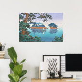 Spring Rain, Matsushima Japanse waterschapkunst Poster (Thuiskantoor)