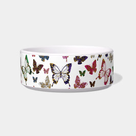Spring Rainbow Marble Butterfly Spring Pattern Voerbakje