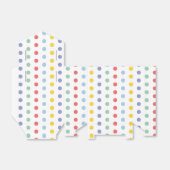 Spring Rainbow Polka Dot Pattern Favor Box Bedankdoosjes (Uitgevouwen)