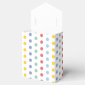 Spring Rainbow Polka Dot Pattern Favor Box Bedankdoosjes (Geopend)