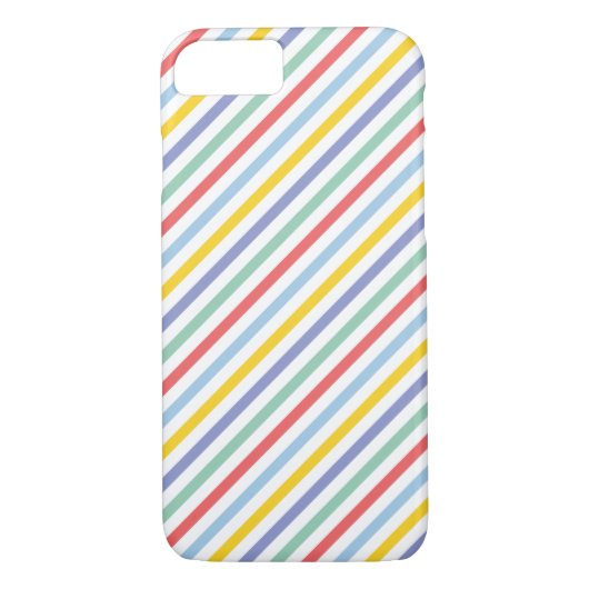 Spring Rainbow Stripe Pattern Case-Mate iPhone Case (Achterkant)
