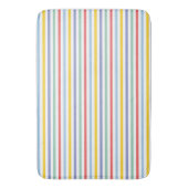 Spring Rainbow Striped Bath Mat (Voorkant Verticaal)
