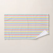 Spring Rainbow Striped Bath Towel Set Bad Handdoek (Handdoek)